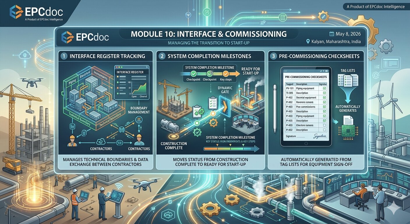EPCdoc Interface and Commissioning